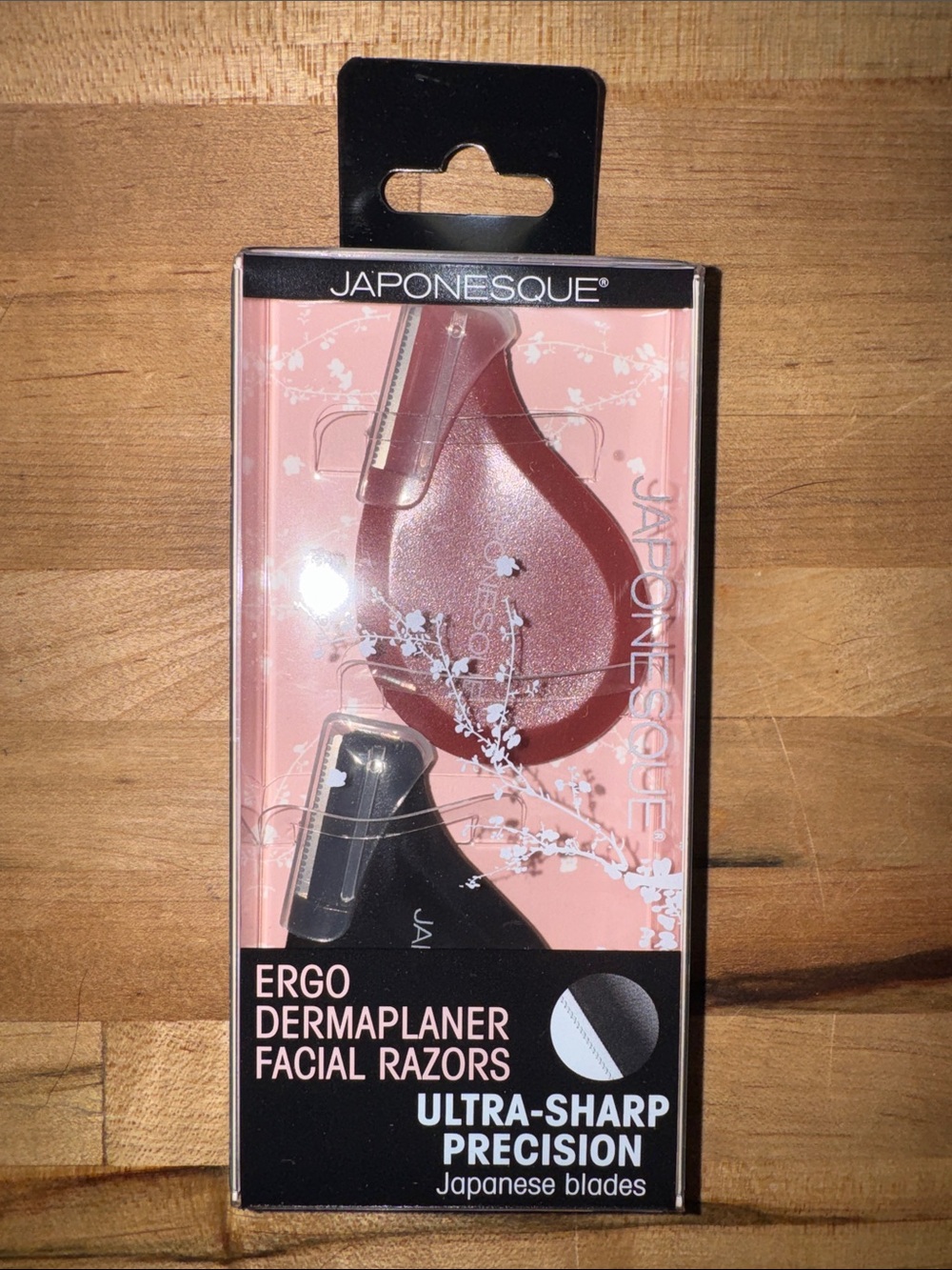 Japonesque Ergo Dermaplaner Facial Razors - Pink & Black